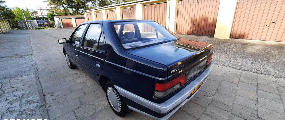 Peugeot 405 cena 6999 przebieg: 60000, rok produkcji 1991 z Lublin małe 277